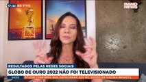 O prémio Globo de Ouro de 2022 que honrou os melhores profissionais de cinema e televisão, filmes e programas televisivos de 2021, não foi televisionado. Flávia Guerra fala sobre o tema.