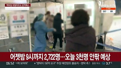 어젯밤 9시까지 2,722명 확진…오늘 3천명 안팎 예상