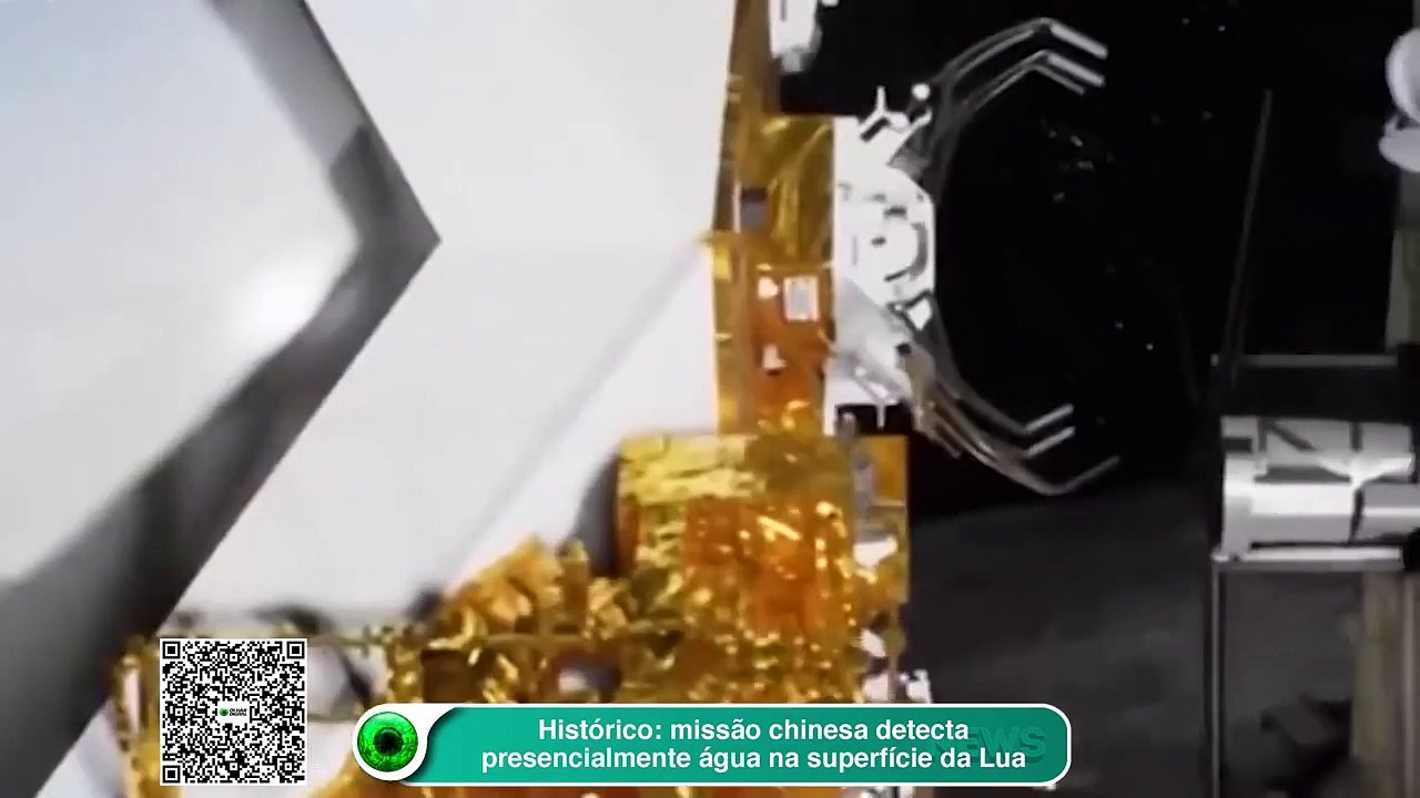 Histórico missão chinesa detecta presencialmente água na superfície da Lua