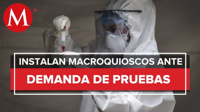 Ante demanda de pruebas covid, instalan 11 macroquioscos en 10 alcaldías de CdMx