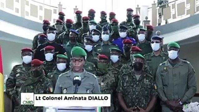 la Guinée refuse les sanctions contre le Mali ! Nos frontières sont ouvertes , (CNRD)