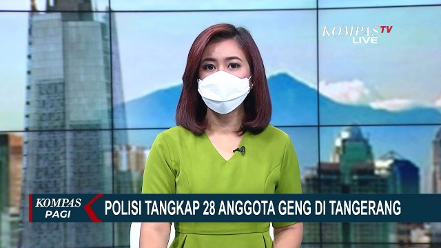 Kerap Tawuran Pakai Sajam dan Molotov, 28 Anggota Geng Ditangkap Polresta Tangerang