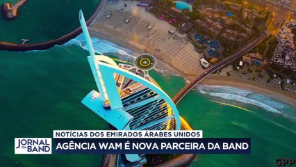 A nova parceira da Band é a maior agência de notícias dos emirados árabes, um grande reforço para a cobertura internacional.