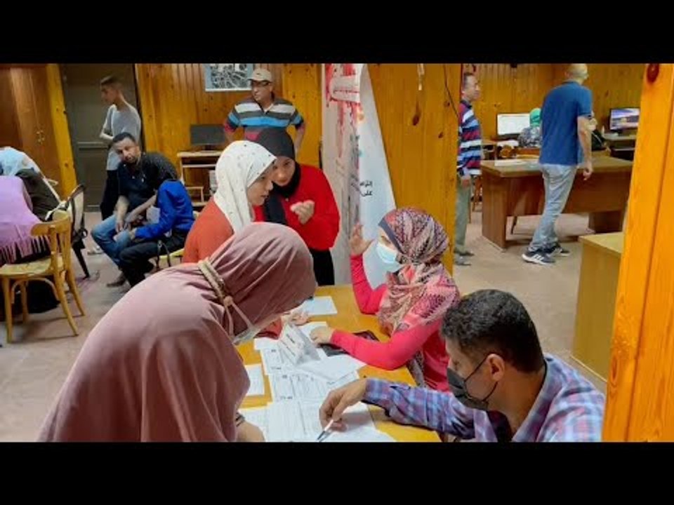 إقبال كثيف من طلاب الثانوية العامة علي مكاتب تنسيق جامعة المنصورة