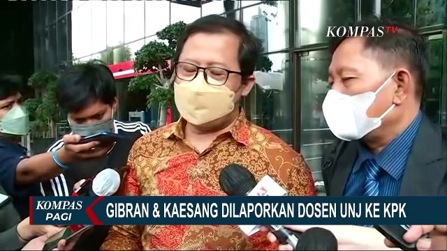 Dosen UNJ dan Aktivis Laporkan Gibran Rakabuming dan Kaesang ke KPK
