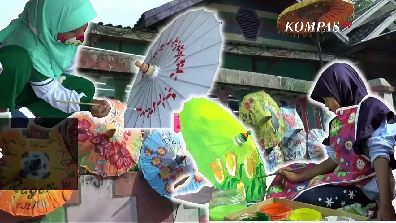 Indahnya Seni Lukis Payung Kertas Khas Kaliwung Kendal!