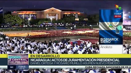 Daniel Ortega toma posesión como presidente de Nicaragua
