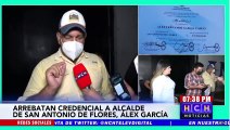 Arrebatan credencial a alcalde de San Antonio de Flores, El Paraíso