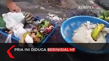 Terkuak! Identitas Pria Terduga Penendang Sesajen di Lokasi Erupsi Gunung Semeru