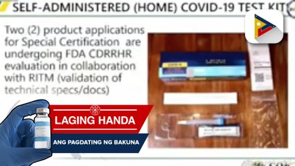 FDA: May dalawa ng application para sa self-administered home COVID-19 test kits