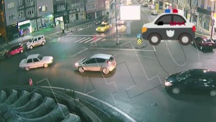 KAVŞAKTA DRİFT ATAN SÜRÜCÜYE 11 BİN 340 LİRA CEZA
