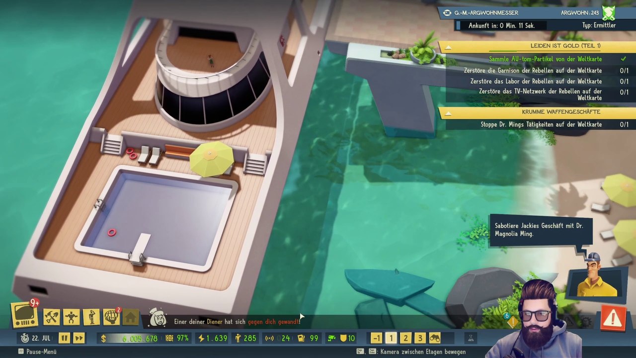 Evil Genius 2  Let's Play Folge #077 Full Metal Jackie tritt uns bei  [German/Deutsch]