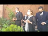 سوزان مبارك في ضريح الرئيس الأسبق لأول مرة منذ رحيله بذكرى نصر اكتوبر