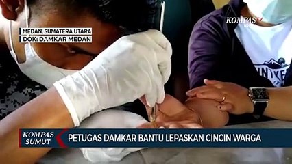 Petugas Damkar Lepaskan Cincin dari Jari Seorang Perempuan