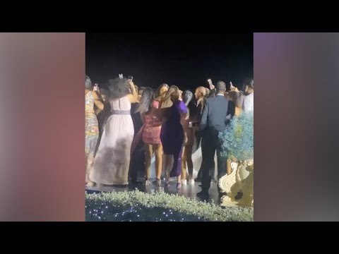 رقص وغناء.. لقطات من حفل خطوبة مريم عامر منيب: والدها الغائب الحاضر