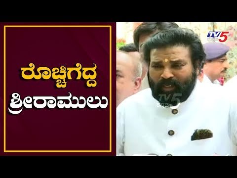 ಸ್ಪೀಕರ್ ವಿರುದ್ಧ ರೊಚ್ಚಿಗೆದ್ದ ಶ್ರೀರಾಮುಲು | Sriramulu Fires Against Ramesh Kumar | TV5 Kannada