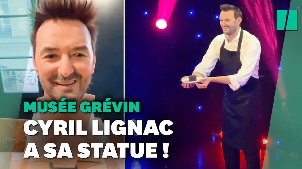 Au musée Grévin, Cyril Lignac se retrouve "en tête à tête avec sa tête"