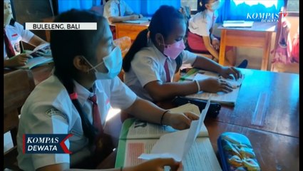 Siswa Antusias Sambut PTM Hari Pertama