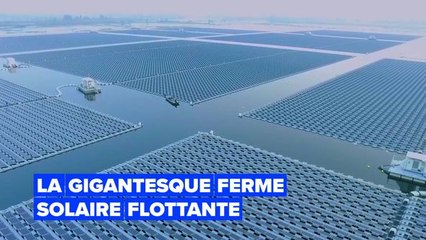 La plus grande ferme solaire flottante au monde