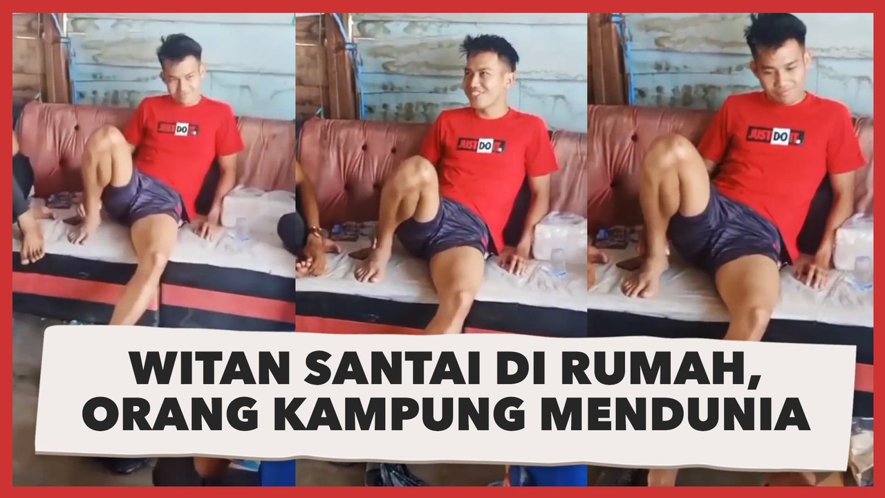 Viral Video Witan Sulaeman Duduk Santai di Rumah, Netizen: Orang Kampung Mendunia