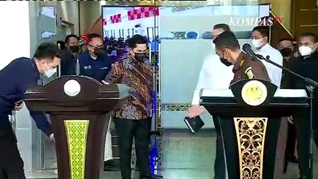 Tiga Topik Obrolan Saat Menteri BUMN Erick Tohir Bertemu Jaksa Agung ST Burhanuddin
