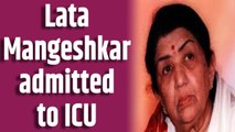 Lata Mangeshkar tests Covid positive, admitted to ICU