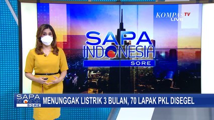 Tak Bisa Bayar Tagihan Listrik Karena Penjualan Sepi, 70 Unit Lapak Pedagang Disegel Satpol PP