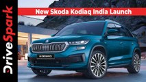 New Skoda Kodiaq India Launch | Price At Rs 34.99 Lakh | Variants, Petrol Engine, All Wheel Drive