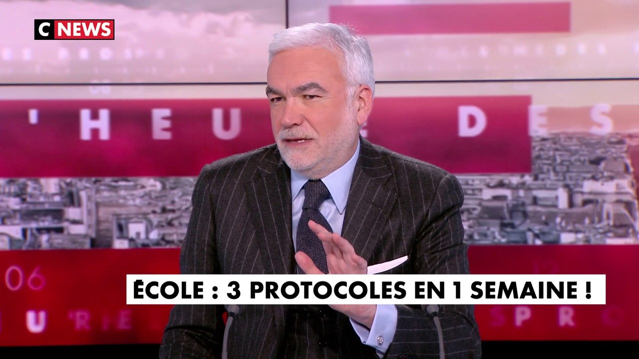 Pascal Praud et ses invités débattent sur les différents protocoles sanitaires à l'école