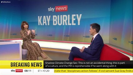 Boris Johnson shouldn't lead country if he went to BYOB party, says Ed Miliband