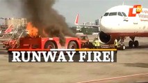 WATCH | Tow Van At Mumbai Airport Catches Fire