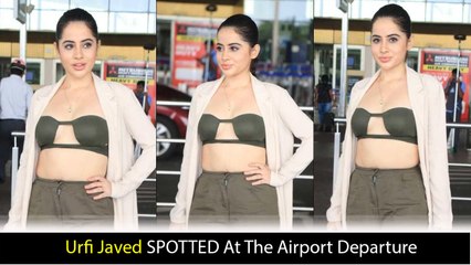 Urfi Javed SPOTTED At The Airport Departure