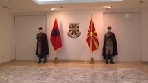 Son dakika haber | Arnavutluk Cumhurbaşkanı İlir Meta, Kuzey Makedonya'da