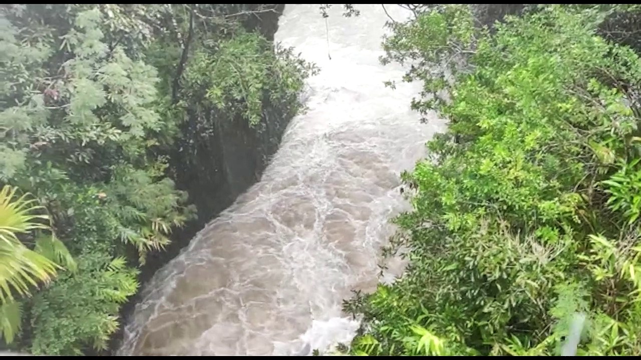 Bassin La Paix après les intempéries