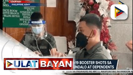AFP, nagbigay ng COVID-19 booster shots sa kanilang mga opisyal, sundalo at dependents