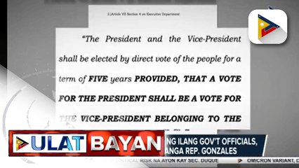 Pagpapalawig sa termino ng ilang gov’t officials, isinusulong ni Pampanga Rep. Gonzales