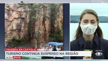 O turismo continua suspenso em Capitólio, Minas Gerais, após o acidente que terminou com 10 mortes.