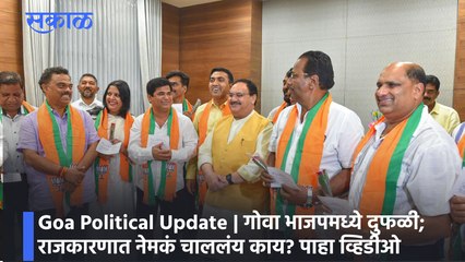 Goa Political Update | गोवा भाजपमध्ये दुफळी; राजकारणात नेमकं चाललंय काय? पाहा व्हिडीओ