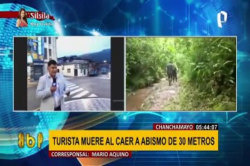 ​Turista muere al caer a abismo en catarata de Chanchamayo