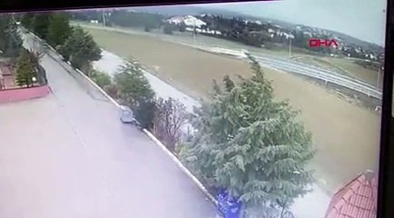 Futbolcu Ahmet Çalık'ın öldüğü kazanın görüntüleri ortaya çıktı