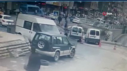 Ümraniye'de tacizciye filmleri aratmayan tuzaklı saldırı kamerada