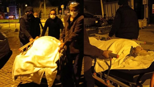 Hastaneye ambulansla geldi, eve sedyeyle döndü