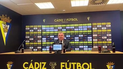 Rueda de prensa de Vizcaino, presidente del Cadiz CF