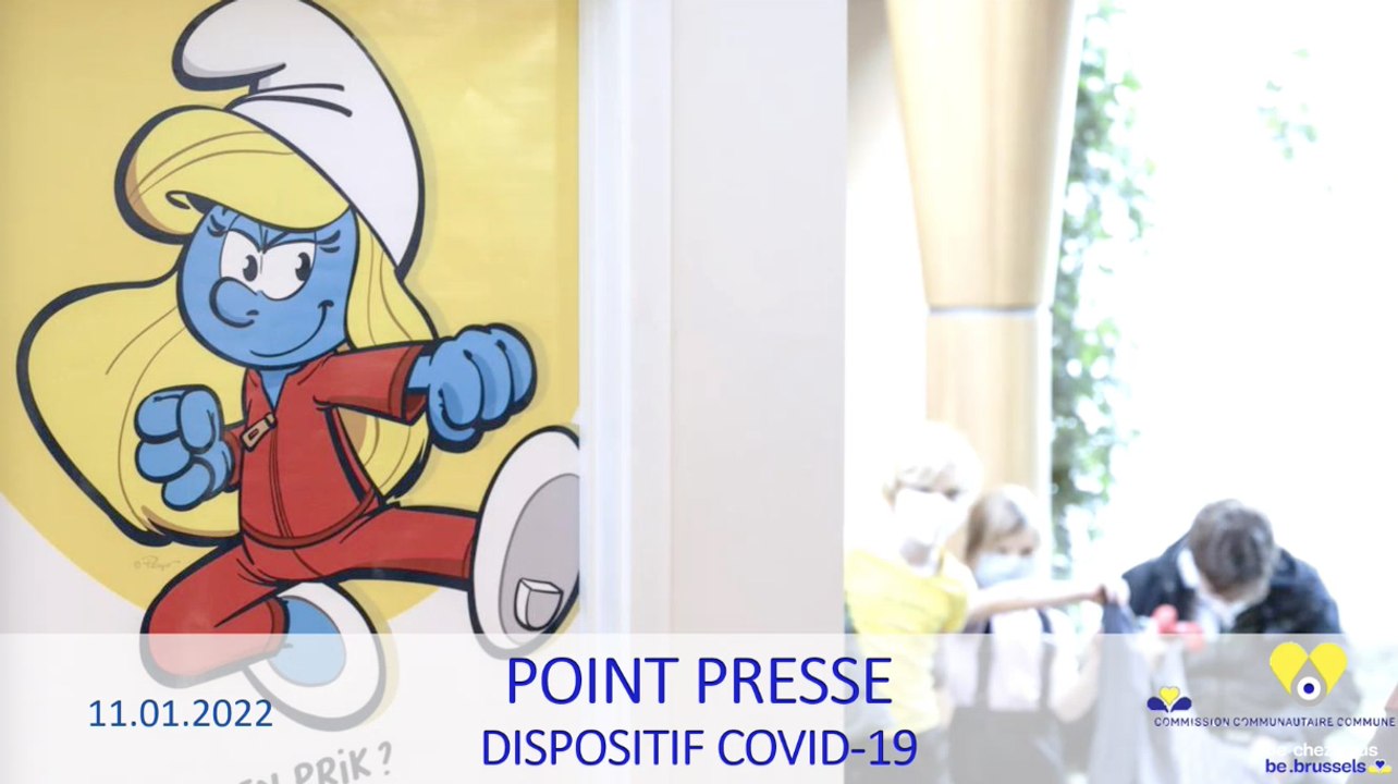 Situation épidémiologique et vaccinale à Bruxelles point press dispositif COVID-19 11 01 2022