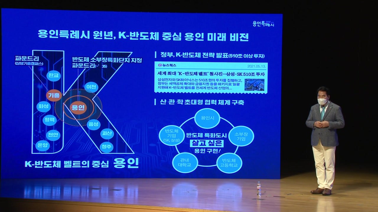 [경기] 용인시, 새해는 K-반도체 벨트의 중심도시 원년 / YTN