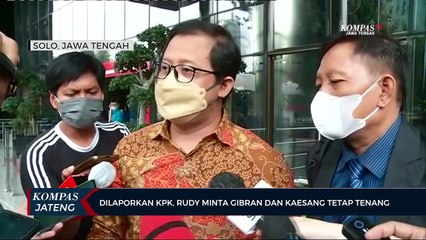 Dilaporkan ke KPK, Rudy Minta Gibran dan Kaesang Tetap Tenang