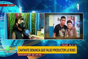Callao: cantante Canela Alvarado denuncia a falso productor de eventos por robo