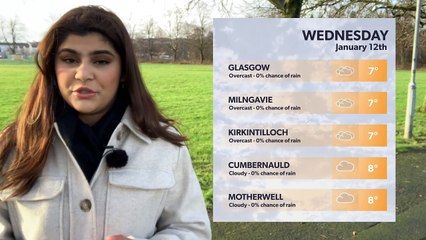 Daily Weather Report for Glasgow 11 January