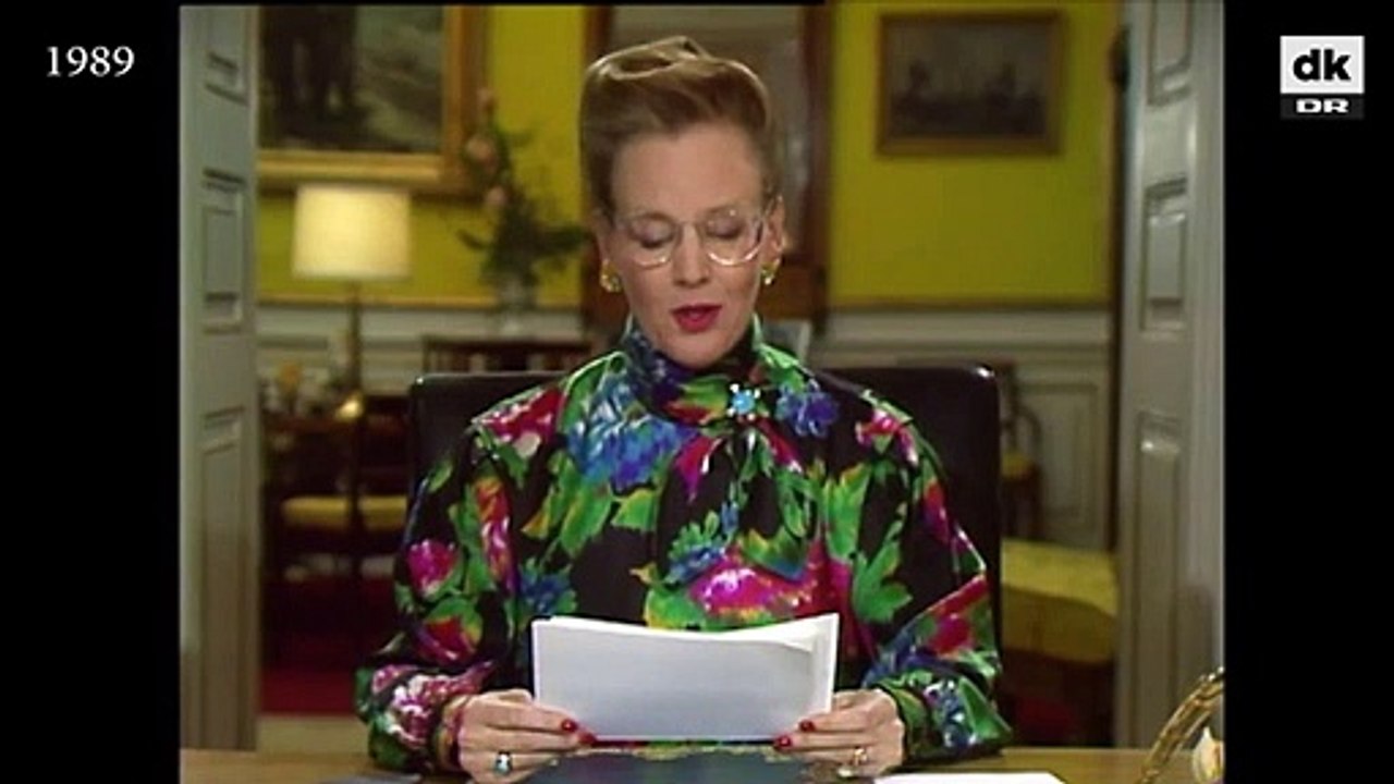 44 kongelige nytårstaler på 10 minutter: Se klip fra alle dronningens nytårstaler | Fra 1972 til 2015 | Danmarks Radio