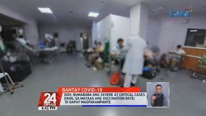OCTA Research: Umakyat sa 48% ang positivity rate sa NCR; posibleng tumaas sa 70% ang hospital bed occupancy | 24 Oras